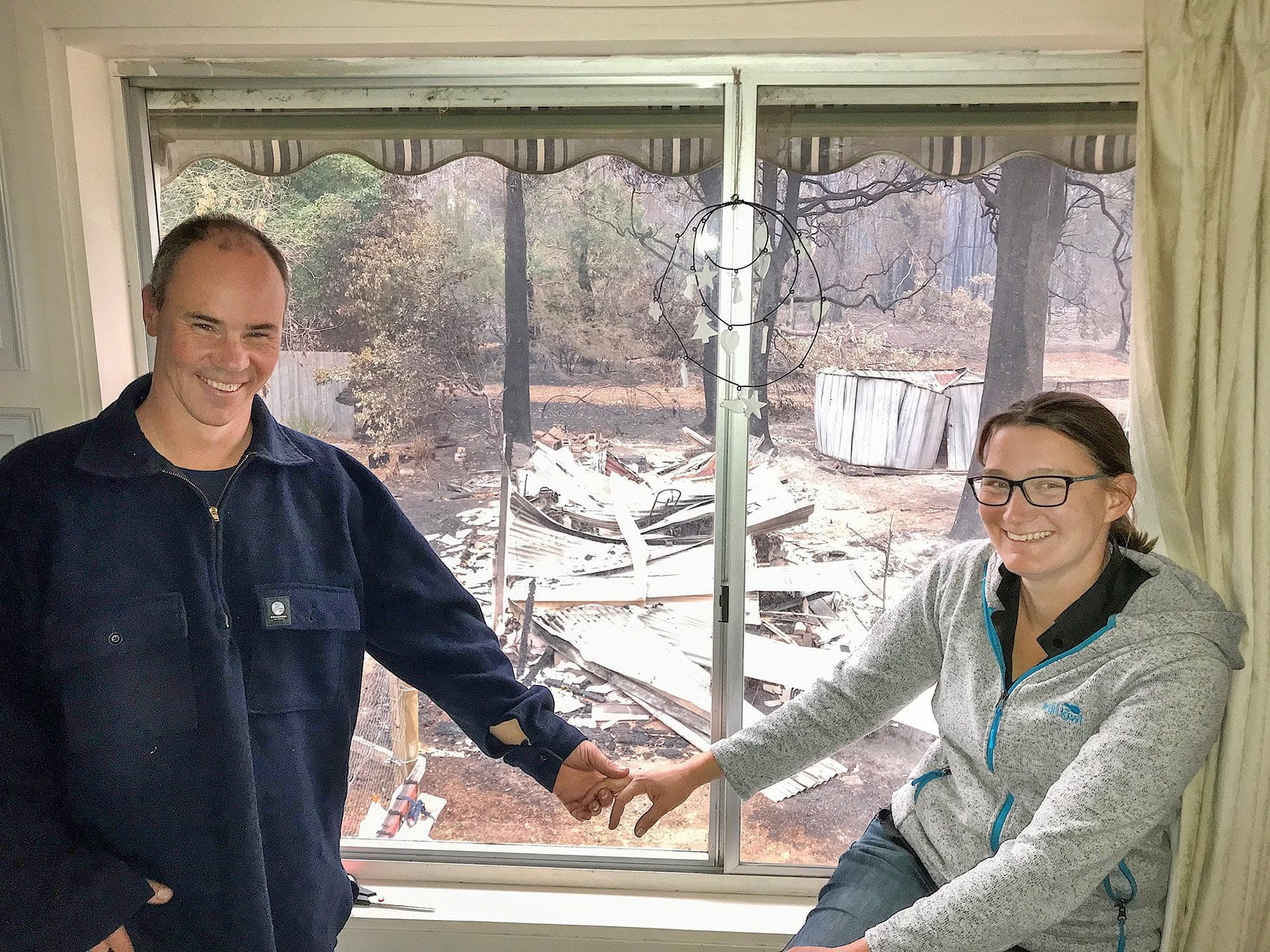 Picture of Post fire garage copy in the page Ten ways to help and not hinder in a crisis