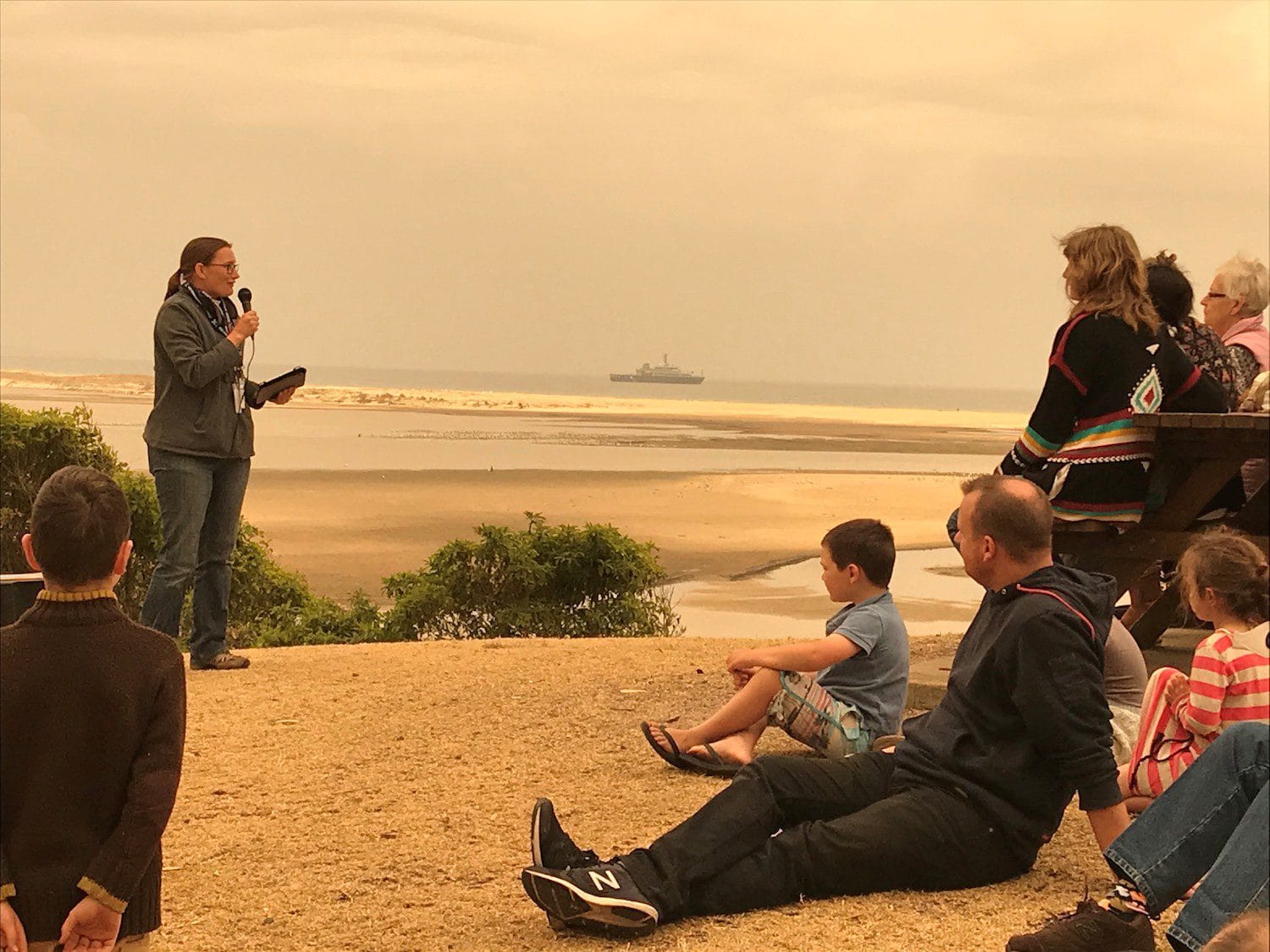 Picture of Post fire service at beach in the page Ten ways to help and not hinder in a crisis