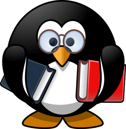 Picture of Tux in the page Otira Book Club