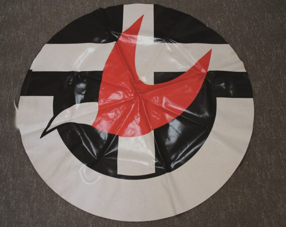 Picture of Artefacts mardi gras banner in the page In touch with our past